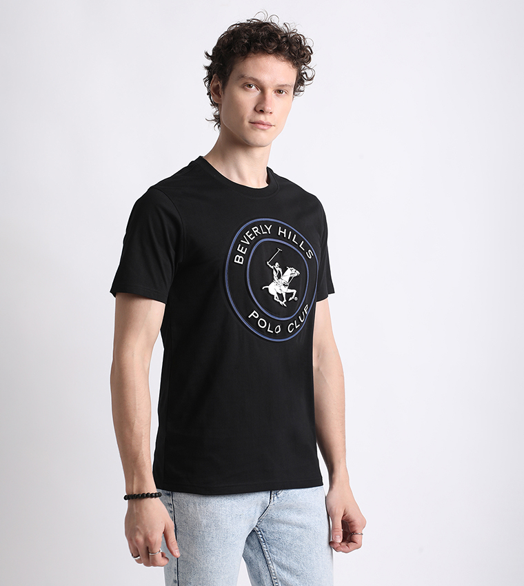 Logo Embossed Short Sleeves T-Shirt