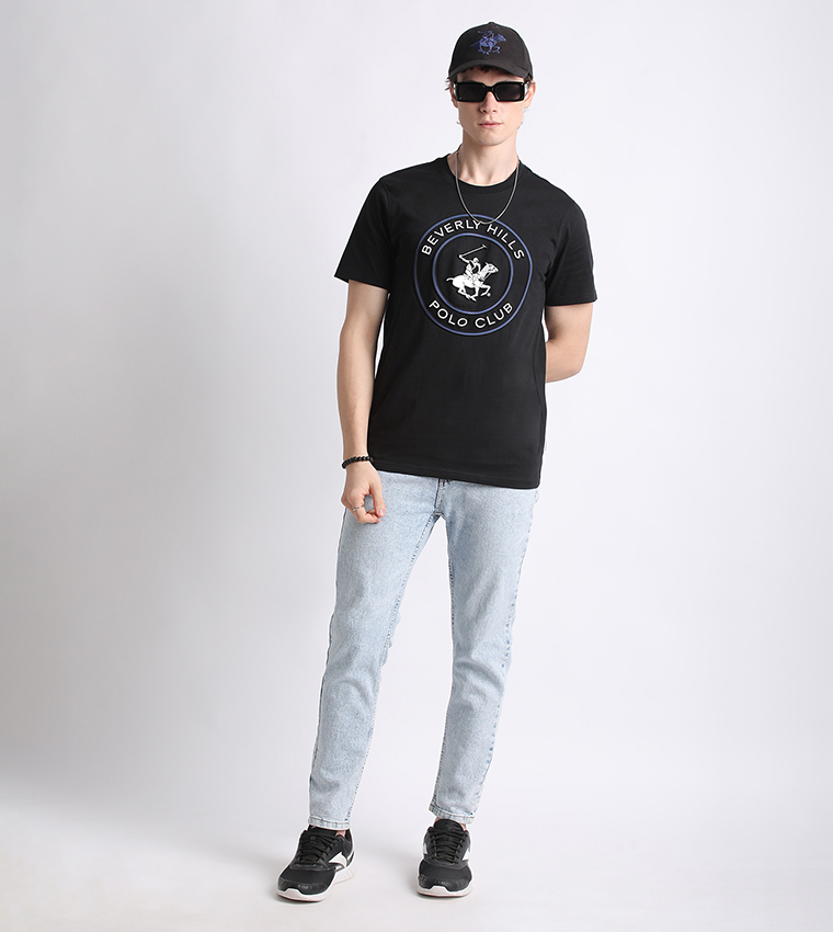 Logo Embossed Short Sleeves T-Shirt
