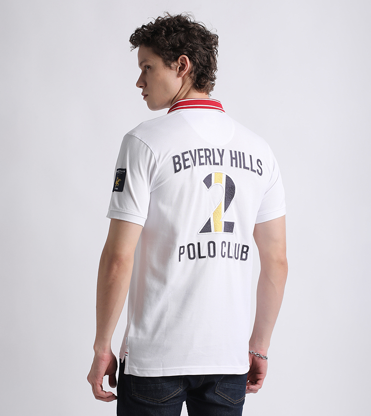 Embroidered Short Sleeves Polo T-Shirt