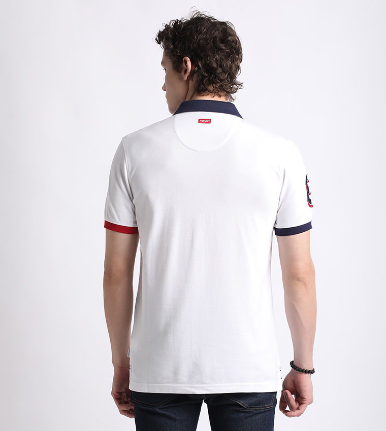 Logo Embroidered Short Sleeves Polo T-Shirt