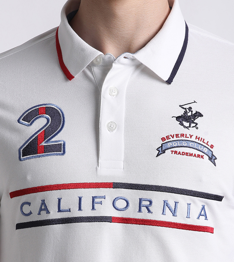 Logo Embroidered Short Sleeves Polo T-Shirt