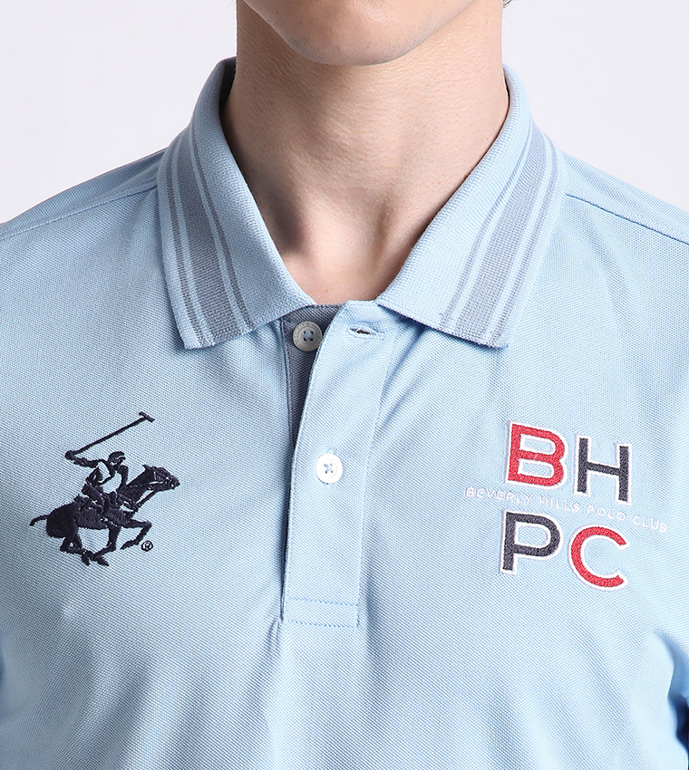 Logo Embroidered Short Sleeves Polo T-Shirt