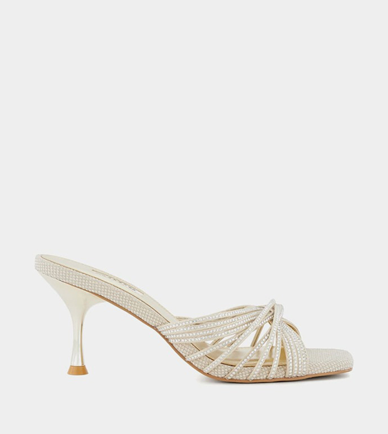 MARQUEE Embellished Stiletto Heel Sandals