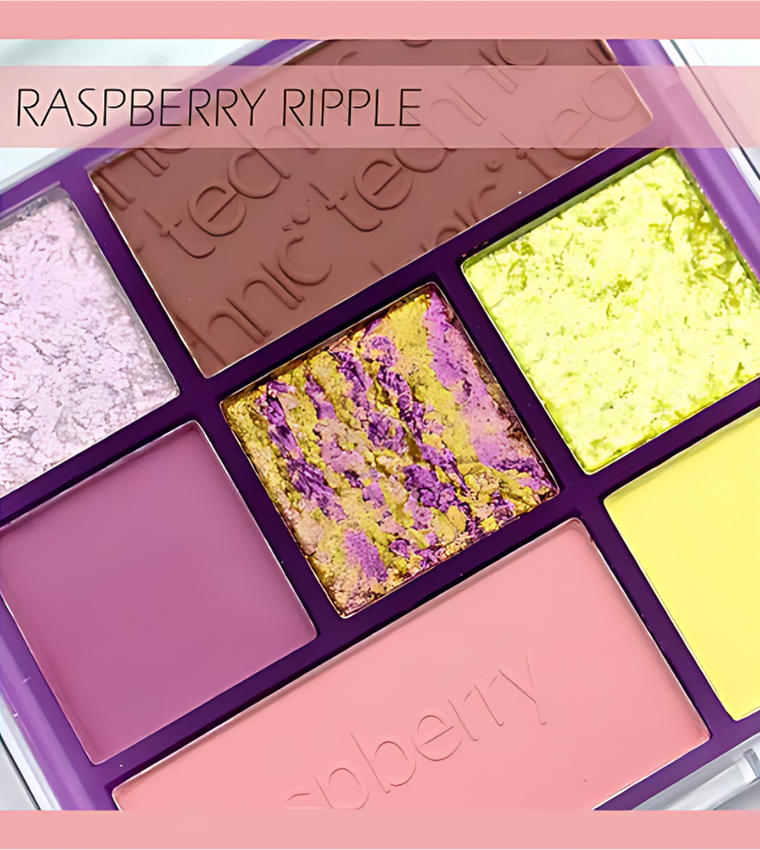Raspberry Ripple Pressed Pigment Palette, 10.5g