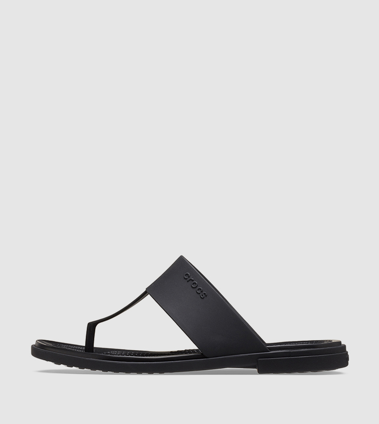 Buy Crocs Tulum Flip In Black | 6thStreet UAE