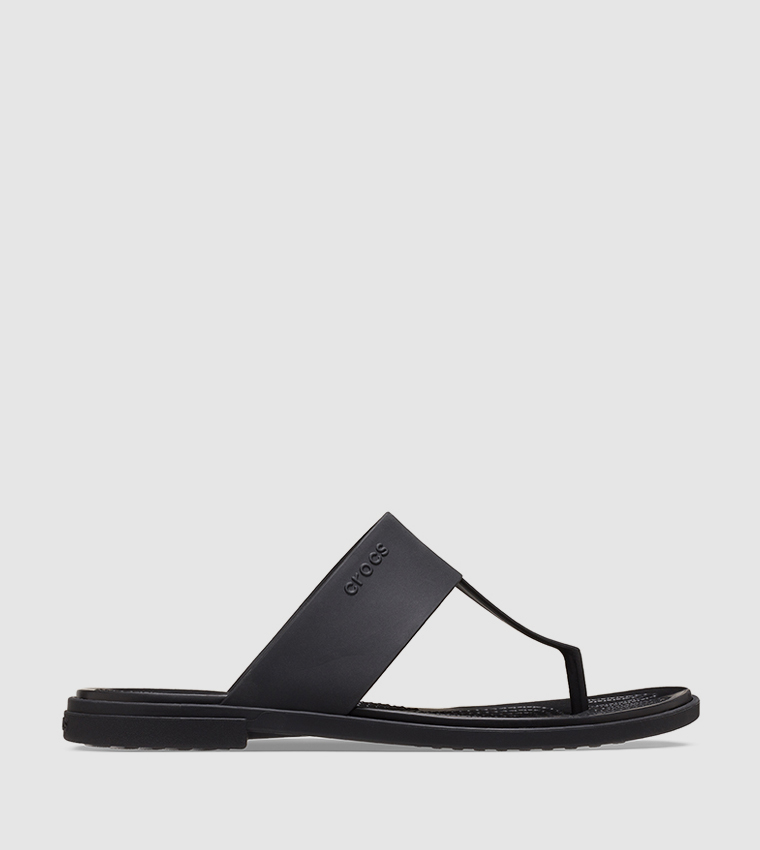 Buy Crocs Tulum Flip In Black | 6thStreet UAE