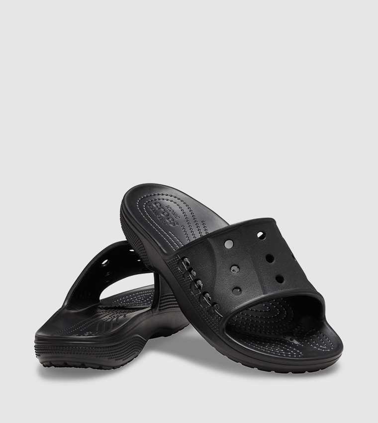 Buy Crocs Baya II Slides In Black | 6thStreet Saudi Arabia