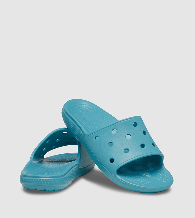 Crocs discount slides blue