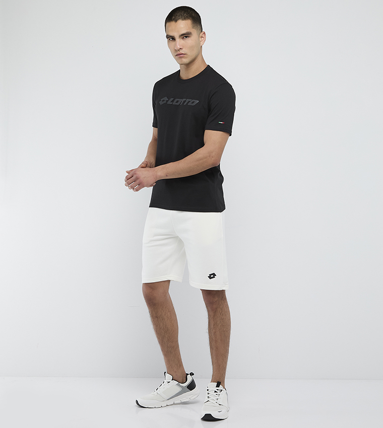 Logo Detail Drawstring Waist Shorts