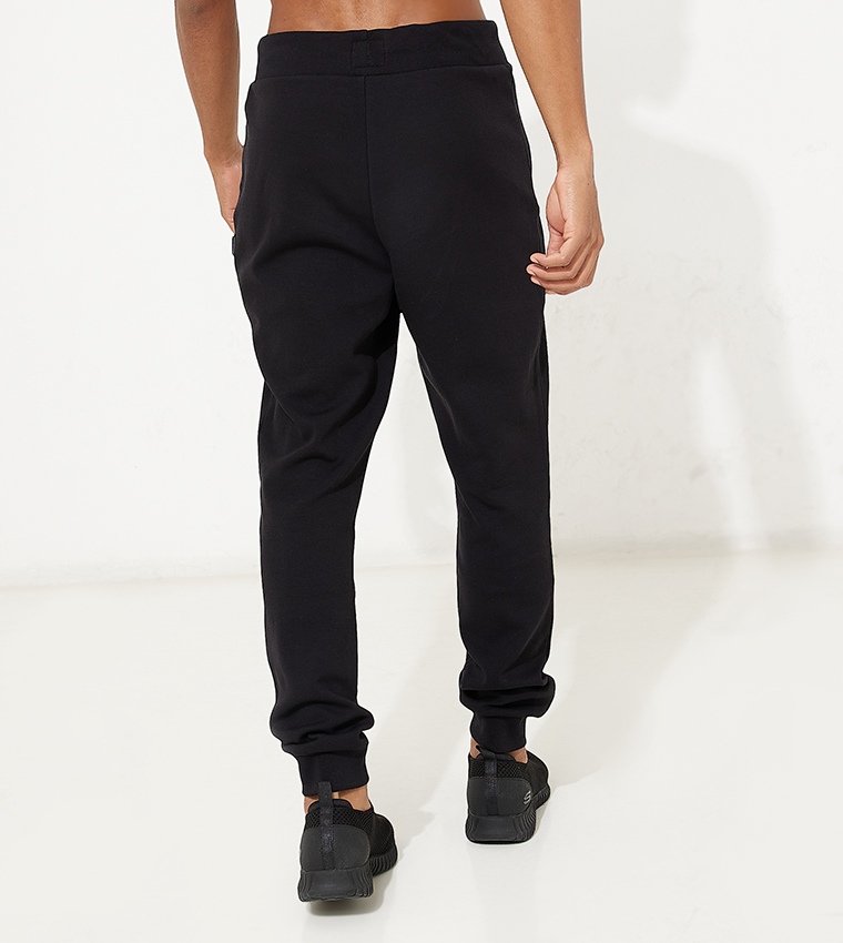 Logo Embroidered Regular Fit Joggers