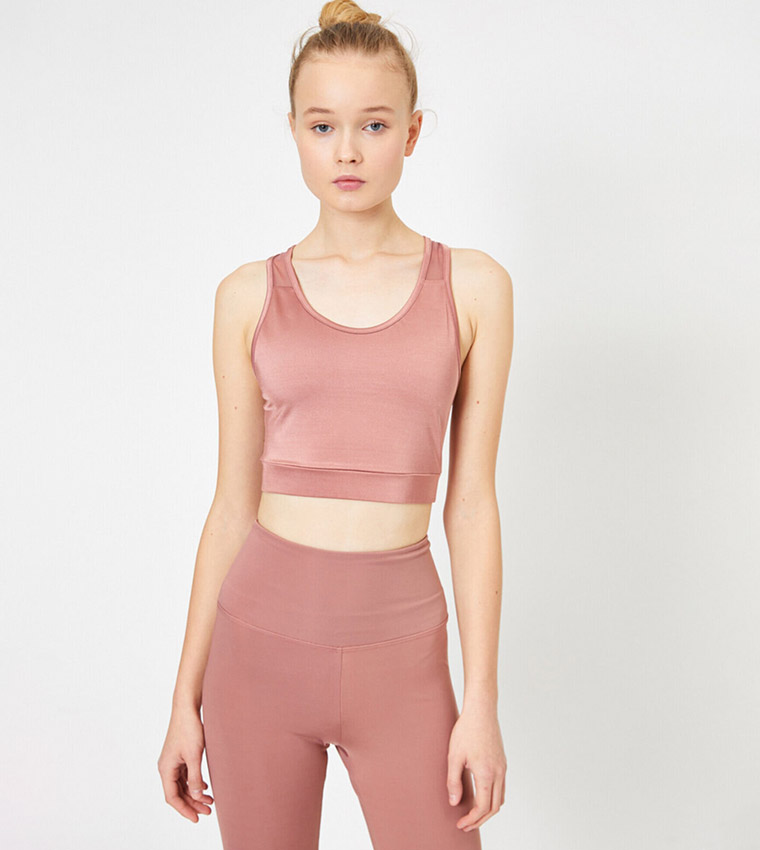 MyProtein Composure Sports Bra in Dusty Rose Pink Marl, Women's Fashion,  Activewear on Carousell
