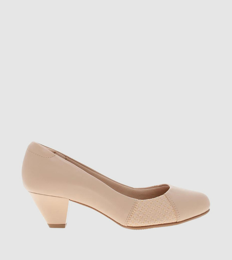 Demi Stitch Detail Pumps
