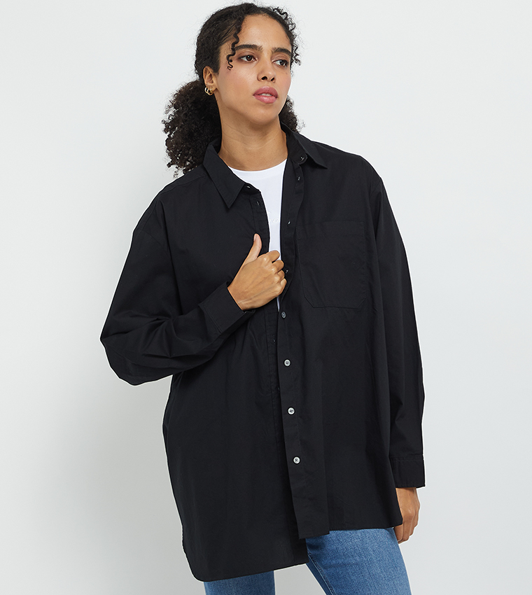 Solid Long Sleeves Shirt