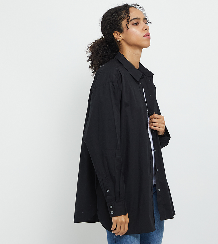 Solid Long Sleeves Shirt