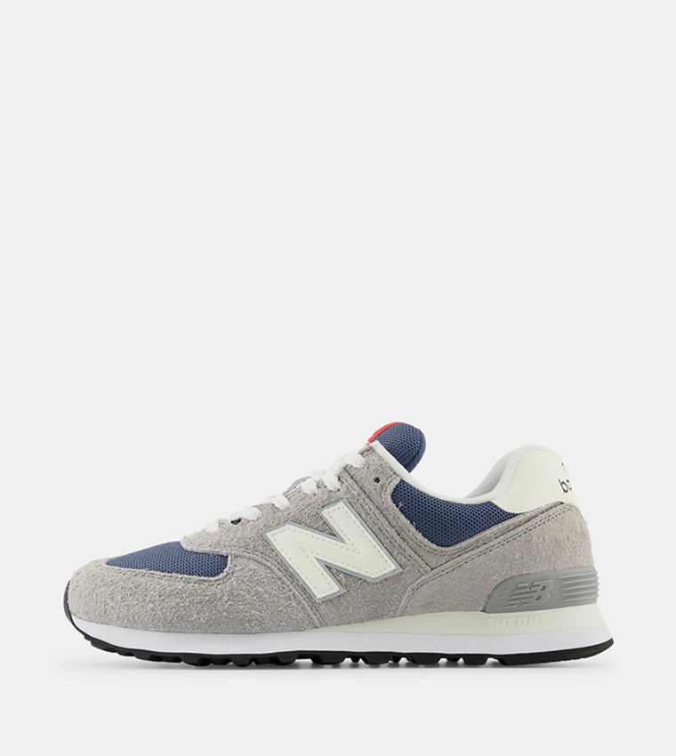 574 Color Block Lace-Up Sneakers