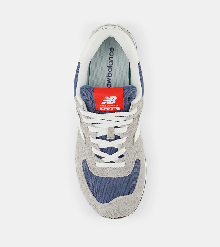 574 Color Block Lace-Up Sneakers