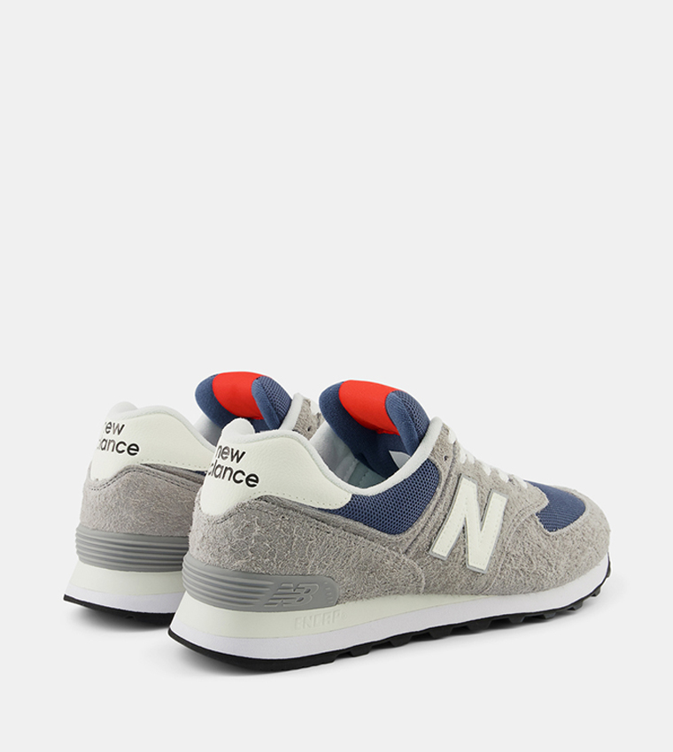 574 Color Block Lace-Up Sneakers