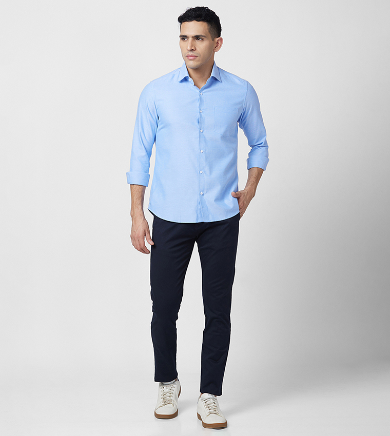 Solid Pocket Detail Pants