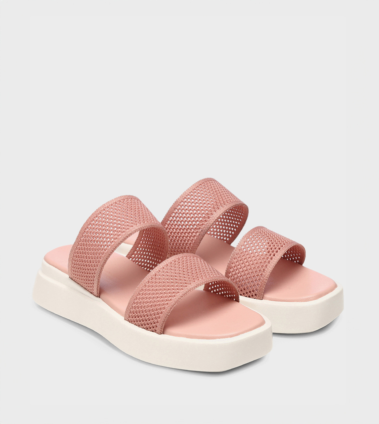 Double Strap Platform Sandals