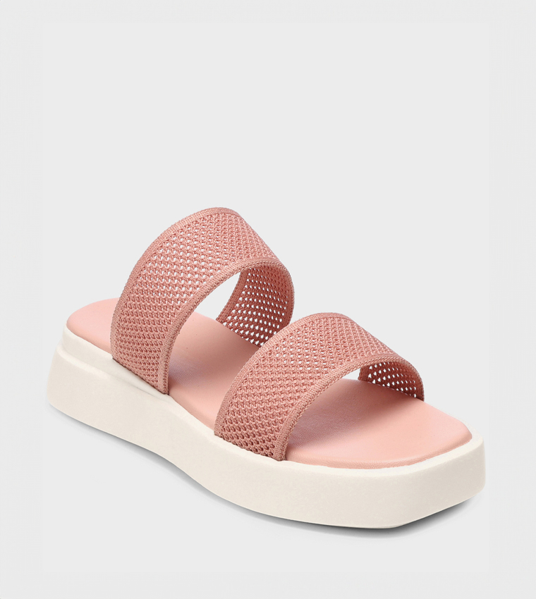 Double Strap Platform Sandals