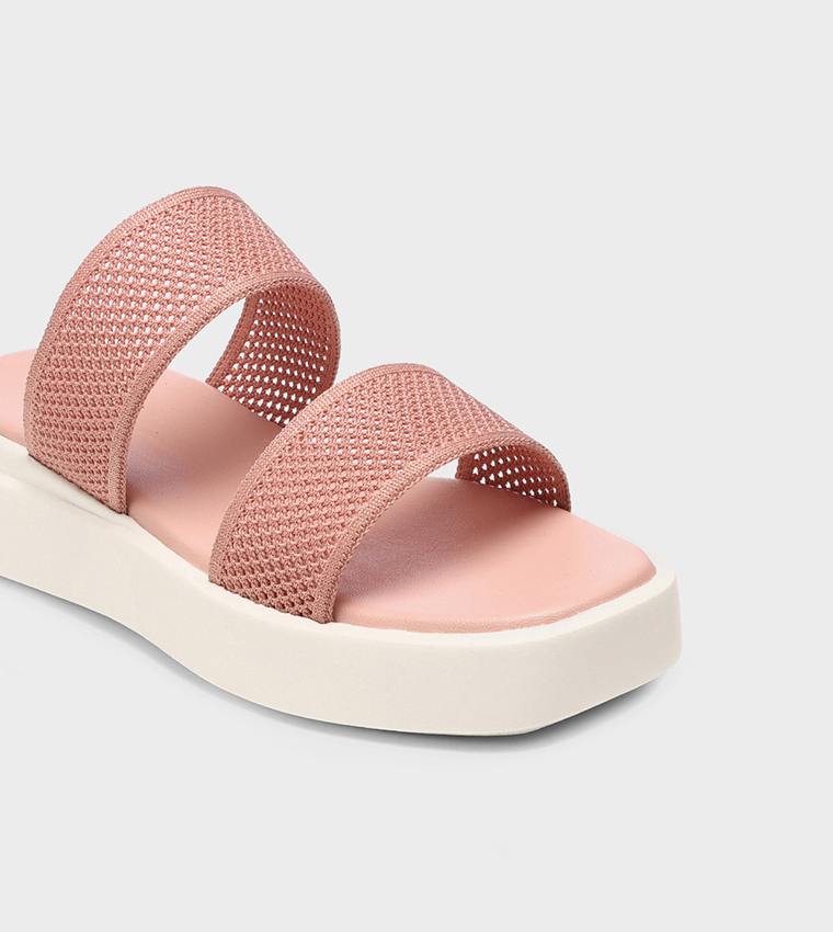 Double Strap Platform Sandals