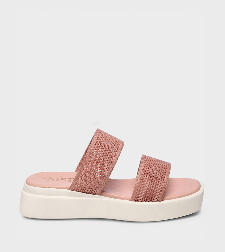 Double Strap Platform Sandals