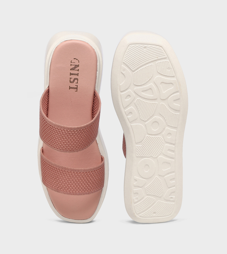 Double Strap Platform Sandals