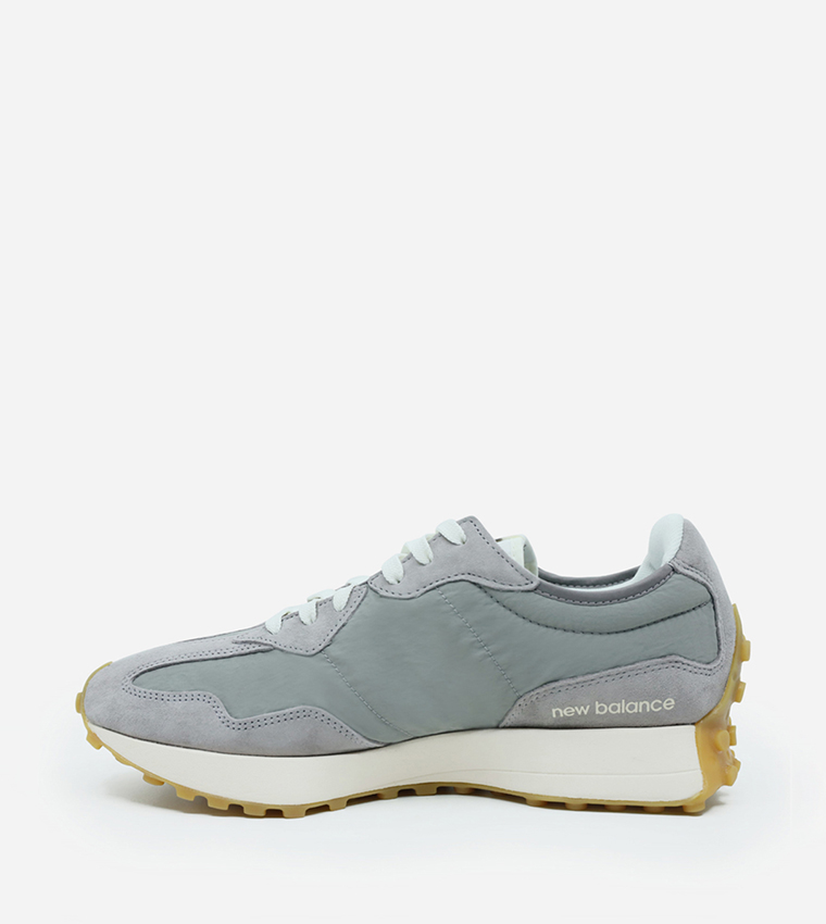 327 Round Toe Lace-Up Sneakers