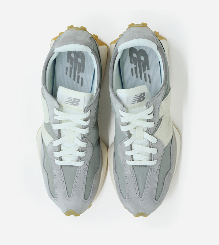 327 Round Toe Lace-Up Sneakers