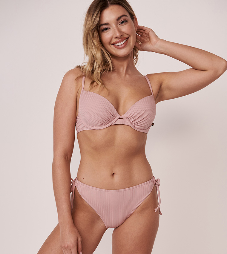 RIB Push Up Bikini Top