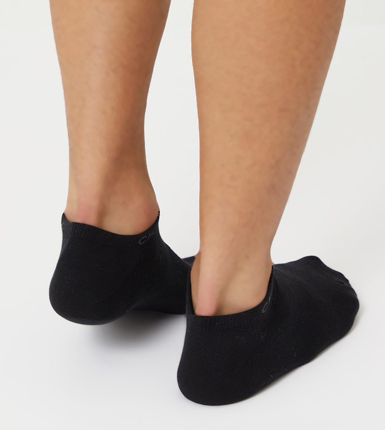 Pack of 2 Solid Ankle Socks
