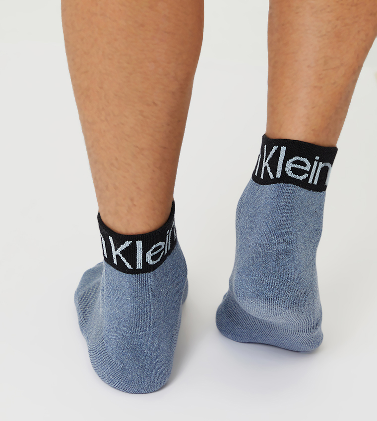 Logo Cuff Socks-3 Pack