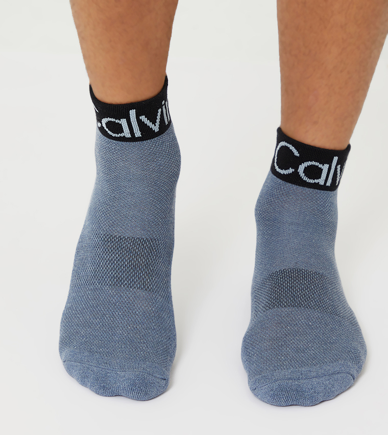 Logo Cuff Socks-3 Pack