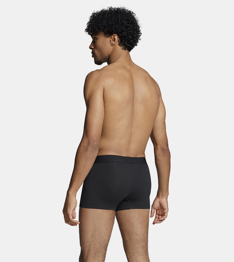 سروال داخلي بخصر مرن بشعار - قطعتين 