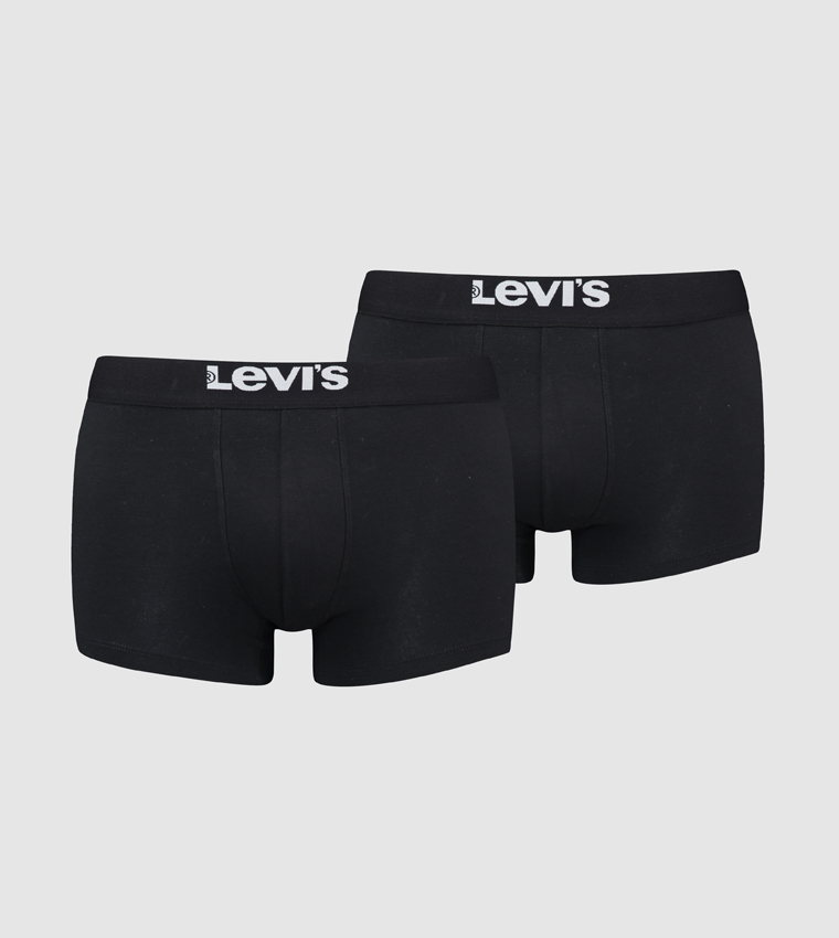 سروال داخلي بخصر مرن بشعار - قطعتين 