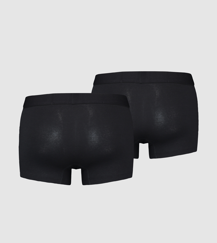 سروال داخلي بخصر مرن بشعار - قطعتين 