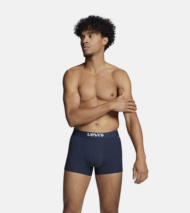 Pack of 2 Logo Waistband Trunks