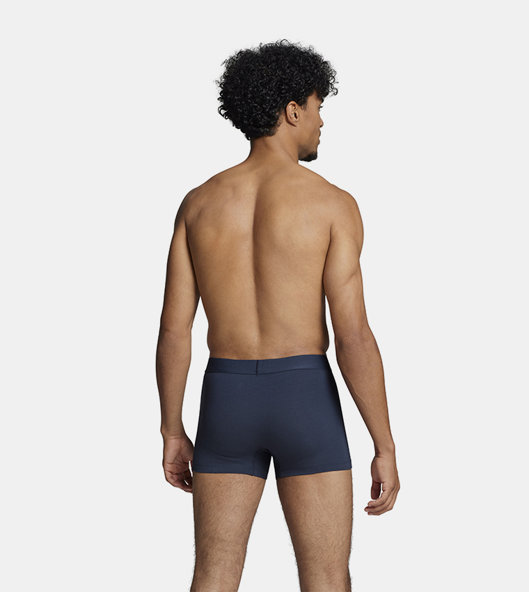 Pack of 2 Logo Waistband Trunks