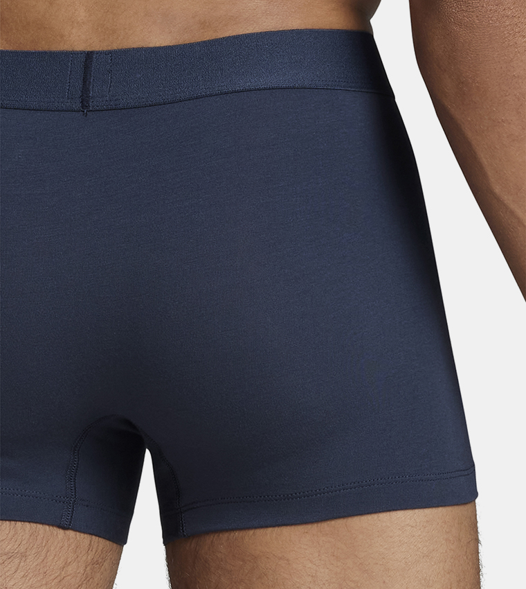 Pack of 2 Logo Waistband Trunks