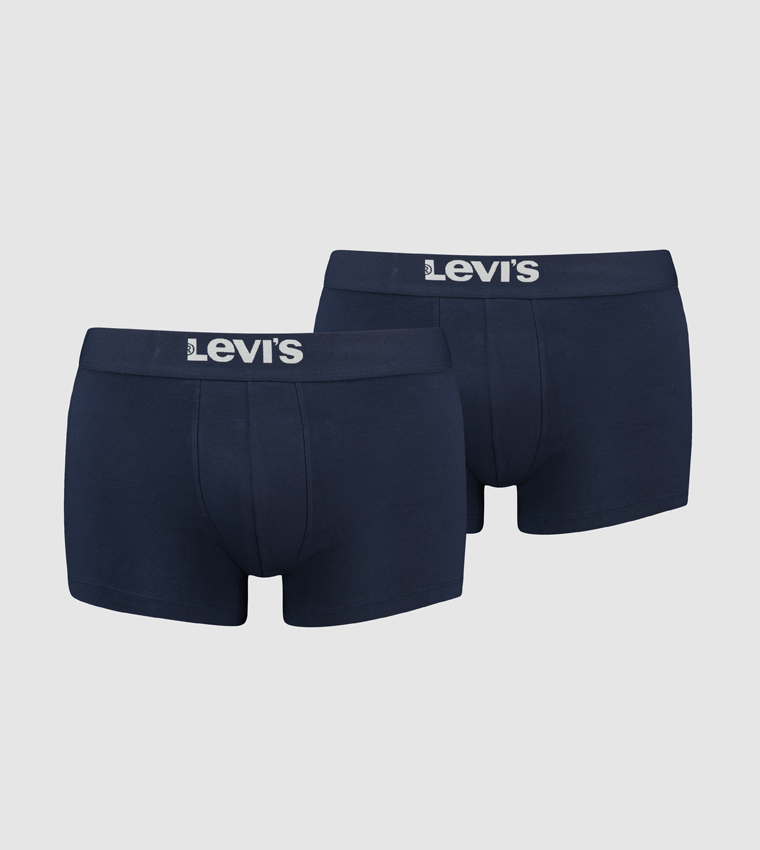 Pack of 2 Logo Waistband Trunks