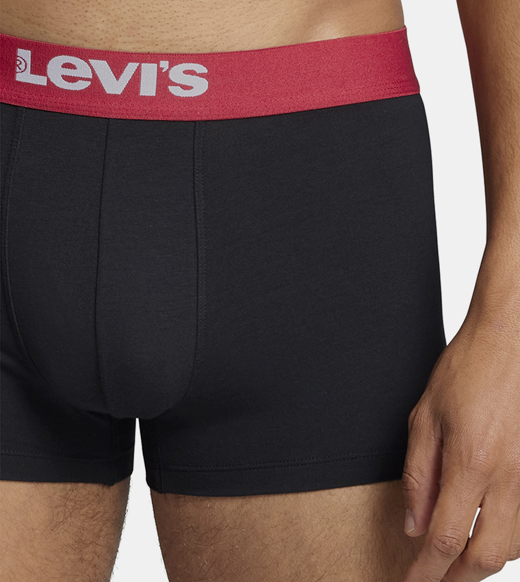 Pack of 2 Logo Waistband Trunks