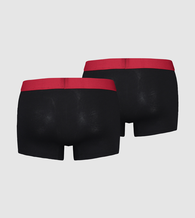 Pack of 2 Logo Waistband Trunks
