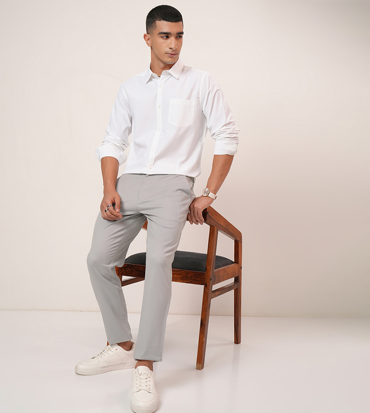 Mid Rise Regular Fit Chinos