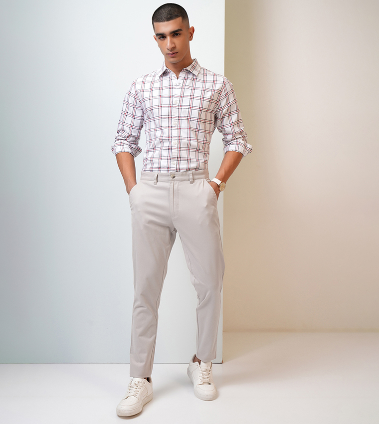 Mid Rise Regular Fit Chinos