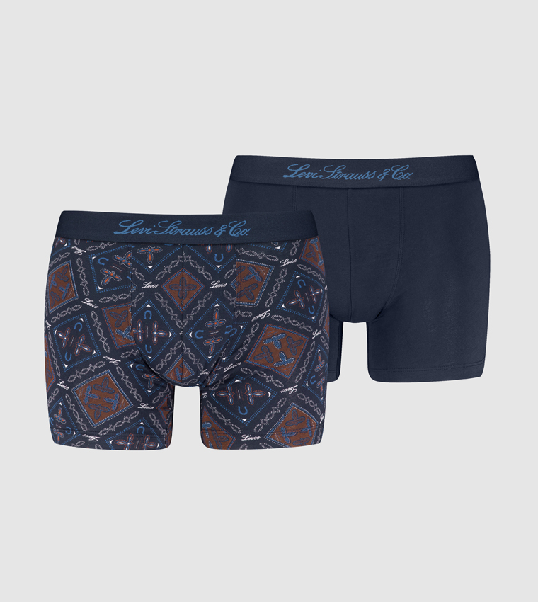Pack of 2 Printed Trunks