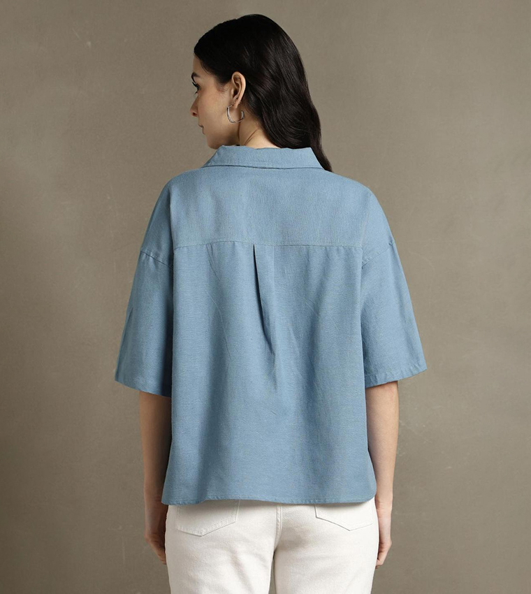 Solid Oversized Shirt 