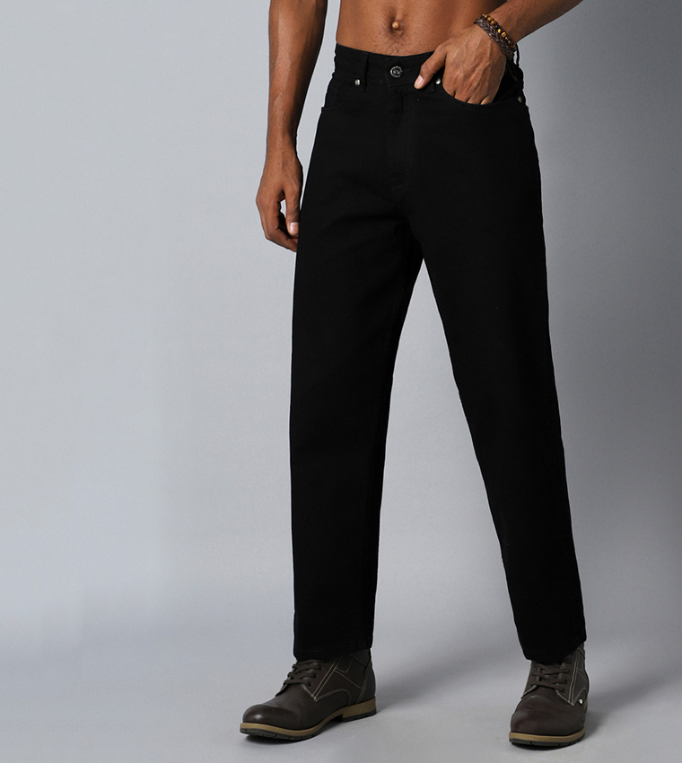 High Rise Regular Fit Jeans