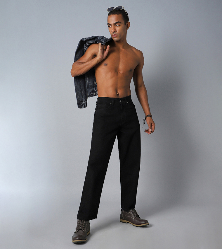 High Rise Regular Fit Jeans