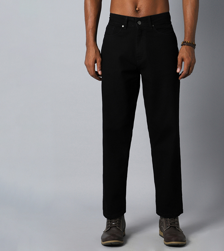 High Rise Regular Fit Jeans