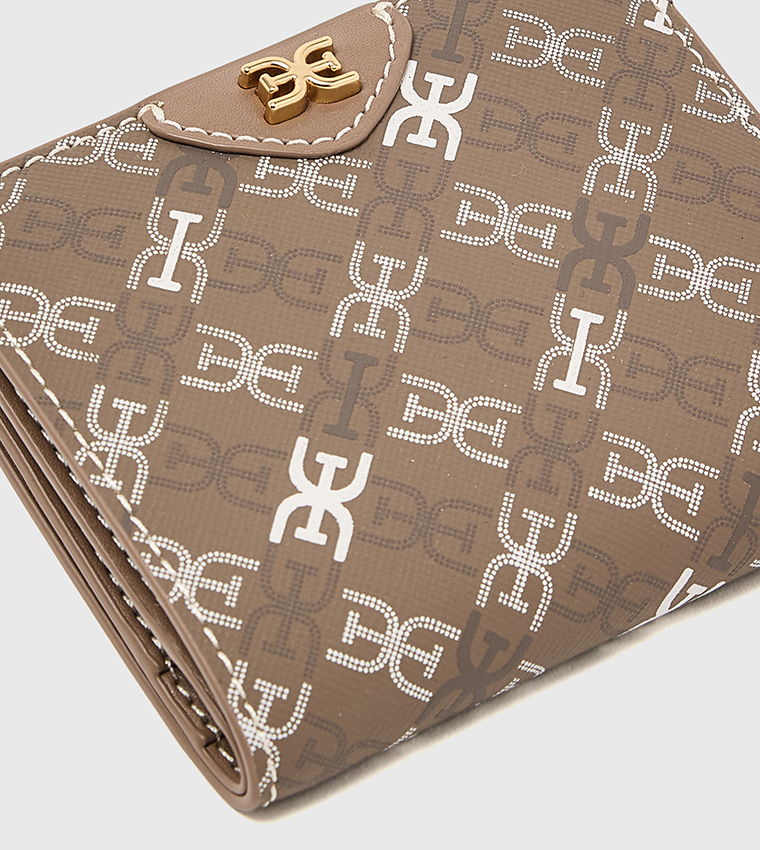 HARPER Monogram Patterned Bi-Fold Wallet